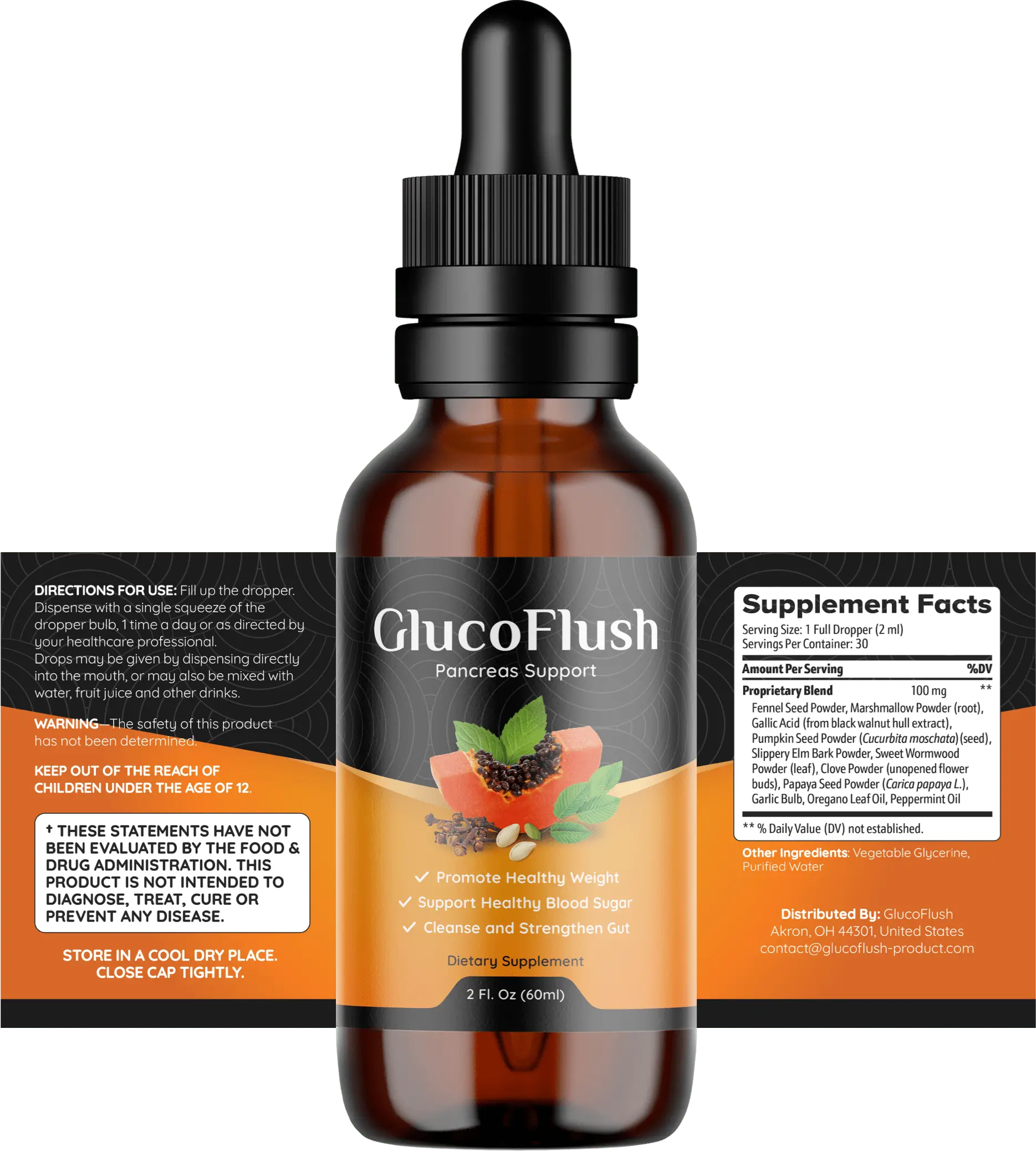 GlucoFlush drop