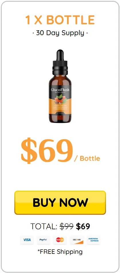 GlucoFlush Buy 1 Bottle